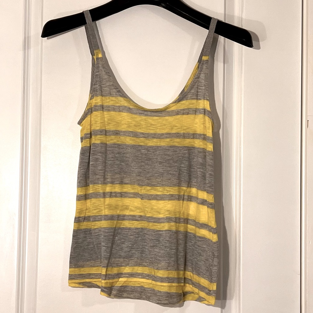 Splendid grey and yellow striped tank